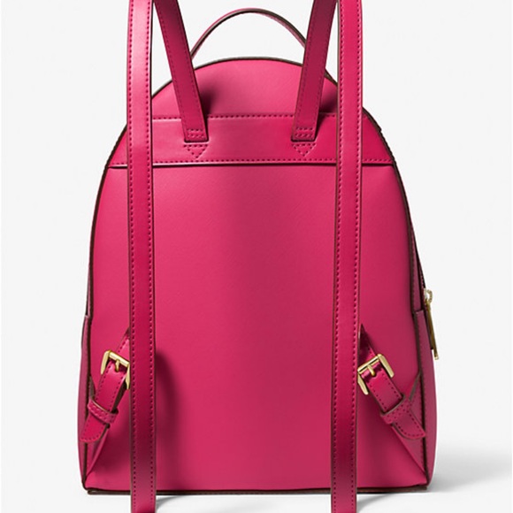 MICHAEL KORS 
Sheila Medium Faux Saffiano
Leather Backpack
Electric Pink 
NWT - Picture 3 of 4